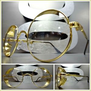 Vintage gold round frames